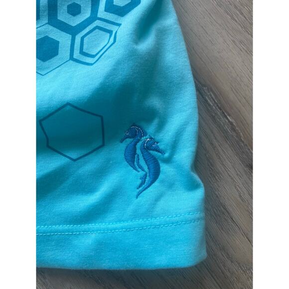 NWT PUMA Golf Tennis Blue Radiancy Hadley Sleeve Moisture Wicking Shirt S - Picture 3 of 12